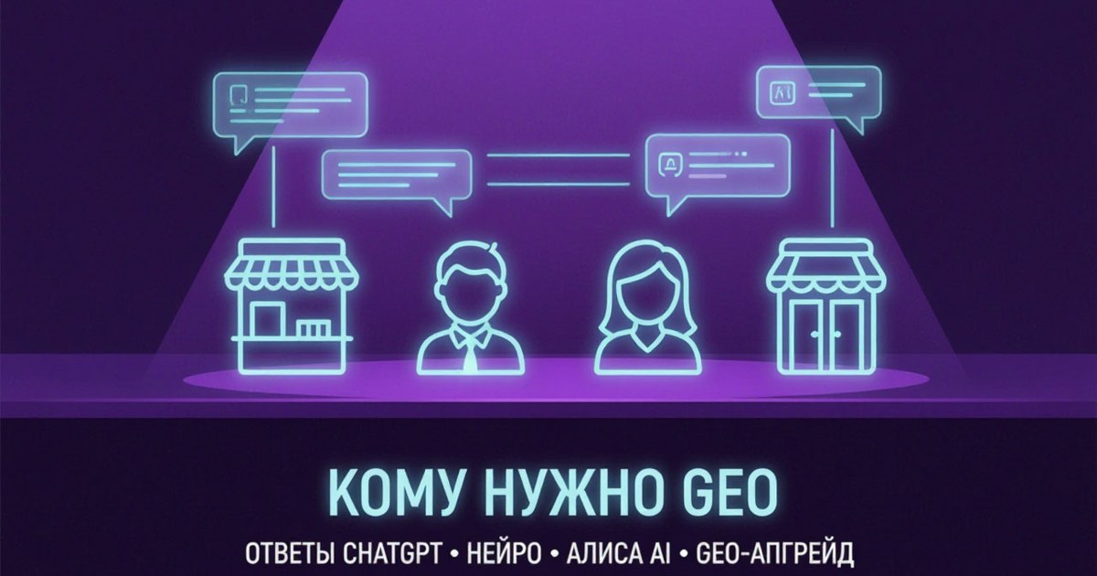Обложка статьи: кому нужно geo-продвижение и почему: как попасть в ответы chatgpt, ней