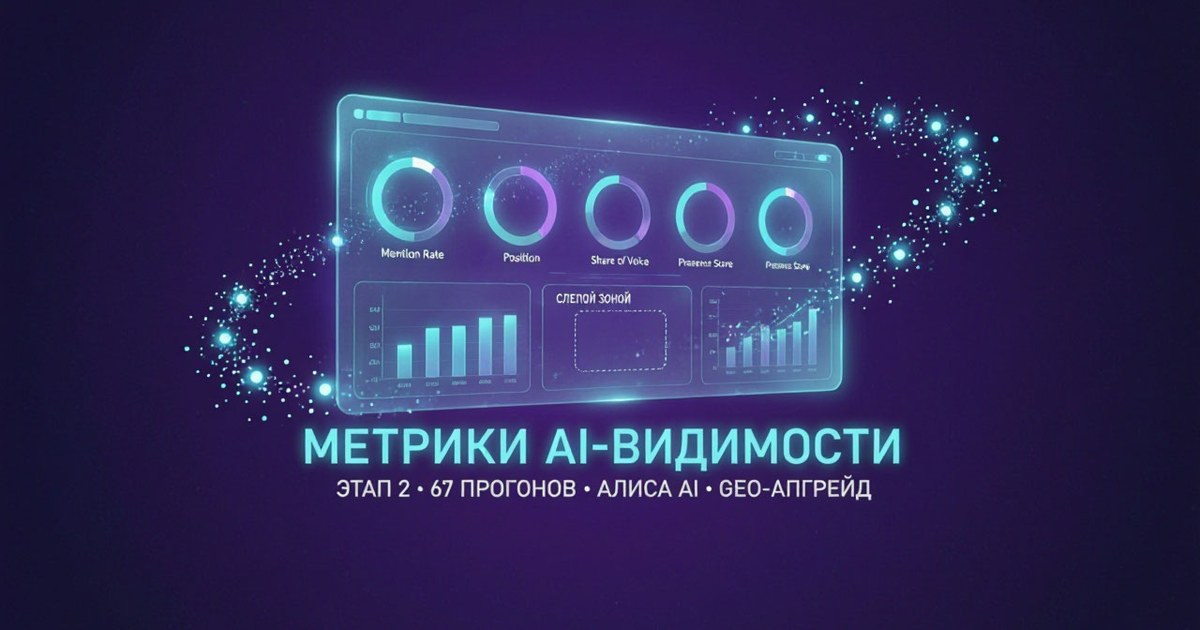 Обложка статьи: почему ai видит бренд, но не рекомендует: второй этап geo-аудита